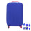 3Pcs Blue Trolley Case Covers Luggage Scratch Protectors 2
