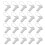 80Pcs Reusable Security Clothing Tags Hard ABS Alloy Magnetic Lock 3