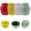 12Pcs Smooth Ceramic Pet Cremation Urn Assorted Color Funeral Casket 9
