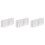 3Pcs White Mini Building Models Plastic for DIY Sand Table Decor 6