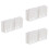 3Pcs White Mini Building Models Plastic for DIY Sand Table Decor 8