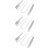 3Pcs Silver Wine Glass Rack Holder Space-Saving Kitchen Cup Storage 7
