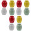 12Pcs Smooth Ceramic Pet Cremation Urn Assorted Color Funeral Casket 3