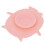 3Pcs Kids Tableware Suction Cup Mat Pink Silicone Non-Slip Mat 11