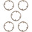 5Pcs Light Yellow Chainring Guards Durable Bike Chain Protectors 10