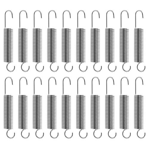 32Pcs Stainless Steel Replacement Springs for Pruning Shears Silver 2