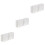 3Pcs White Mini Building Models Plastic for DIY Sand Table Decor 7