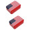 2Pcs Portable Multi Color Cookie Tin Boxes with Lid for Candy 9