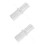 200Pcs Double Wire White Iron Hooks for Calendars and Binder Hanging 8