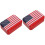 2Pcs Portable Multi Color Cookie Tin Boxes with Lid for Candy 6