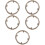 5Pcs Light Yellow Chainring Guards Durable Bike Chain Protectors 9