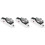 3Pcs White Electric Sharpener Plastic Kitchen Cutter Sharpening Tool 6