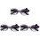 3Pairs Durable Kids Bowknot Plastic Party Props 3