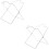 2Pcs Silver Kitchen Garbage Bag Racks Stainless Steel Hanging Holders 8