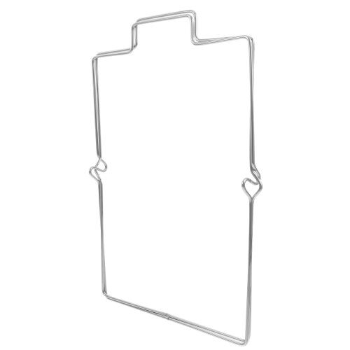 2Pcs Silver Kitchen Garbage Bag Racks Stainless Steel Hanging Holders 2
