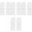 4Pairs White Plastic Window Tilt Latch Pairs Snap-in Replacement Locks 4