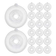 500Pcs Fishing Gear Transparent ABS Lure Stoppers for Fishing Lines