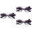 3Pairs Durable Kids Bowknot Plastic Party Props 7