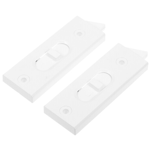 4Pairs White Plastic Window Tilt Latch Pairs Snap-in Replacement Locks 1