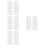 4Pairs White Plastic Window Tilt Latch Pairs Snap-in Replacement Locks 8