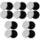 10Pcs Durable Makeup Brush Cleaning Pad Set with Colored Sponge Case 5