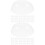 200Pcs Clear Plastic Hat Holders for Cap Storage and Shape Protection 6
