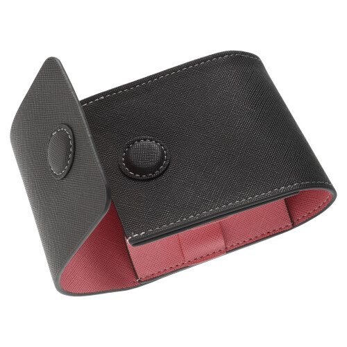 5Pcs Magnetic Buckle Rangefinder Protection Bag Grey PU Storage Case 2