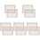 10Pcs Educational DIY Paper Craft Frame Wooden Mesh Screen Assorted 3