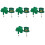 8Pcs Portable Holder Cute Retractable Id Clip Set 5