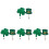 8Pcs Portable Holder Cute Retractable Id Clip Set 4