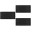 3Pcs Multipurpose Black Rubber Desk Mat Gaming Mousepad Large 8