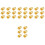 30Pcs Copper Earring Lifters Adjustable Golden Backs for Heavy Studs 6