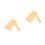 8Pcs Beige Domino Clip for Train Toy Durable Plastic Storage Use 7