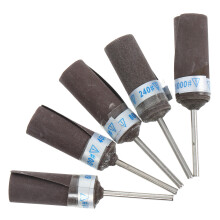 15Pcs Drum Sander Sandpaper Rolls Steel Mandrels for Drill Polishing