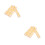 8Pcs Beige Domino Clip for Train Toy Durable Plastic Storage Use 9