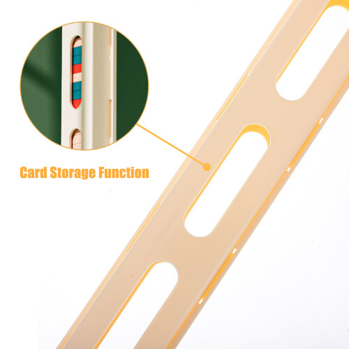 8Pcs Beige Domino Clip for Train Toy Durable Plastic Storage Use 2