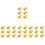 30Pcs Copper Earring Lifters Adjustable Golden Backs for Heavy Studs 7