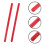 8Pcs Wooden Percussion Sticks Dark Red Safe Rhythm Musical Tools 9
