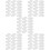 200Pcs Hard Hat Chin Protector Pads White Plastic Safety Liners 8