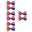 8Pcs Durable Polyester Bow Ties for Men Party and Event Decoration 7