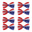 8Pcs Durable Polyester Bow Ties for Men Party and Event Decoration 4