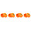 4Pcs Silicone Ashtray Pumpkin Shape Orange Smoking Ash Container 6