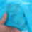 2Pairs Elegant Sky-Blue Long Folding Fans for Belly Dancing 10