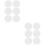 12Pcs Durable Plastic Mesh Sheets for DIY Knitting and Handmade Sewing 8