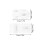 24Pcs Transparent Small Box Hasp Latch Plastic Jewelry Box Locks 8