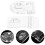 24Pcs Transparent Small Box Hasp Latch Plastic Jewelry Box Locks 9