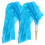 2Pairs Elegant Sky-Blue Long Folding Fans for Belly Dancing 3