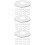 60Pcs Durable Silver Heat Gathering Covers for Fire Sprinkler Heads 10