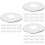 60Pcs Durable Silver Heat Gathering Covers for Fire Sprinkler Heads 8