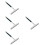 4Pcs Versatile Shower and Car Window Squeegee in PP Tpr Material 9